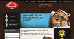 Desktop Screenshot of grandlakeplumbing.com